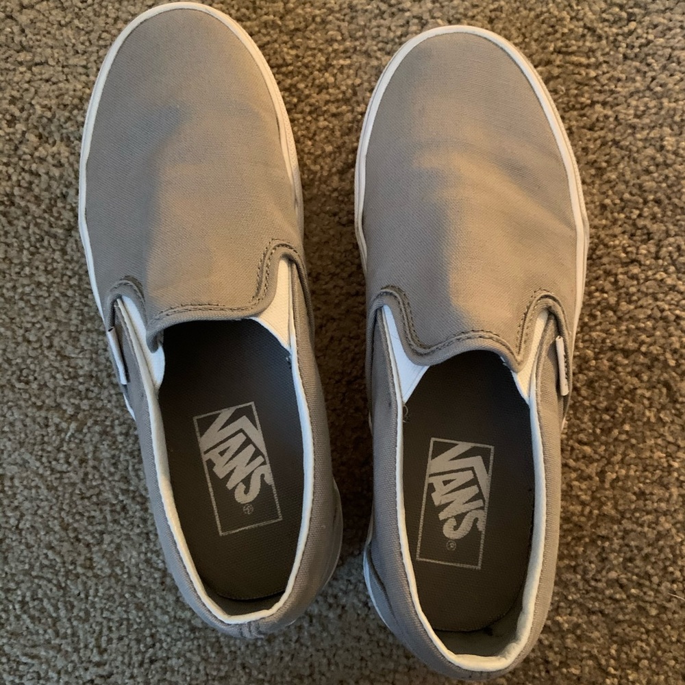 Grey kid Vans